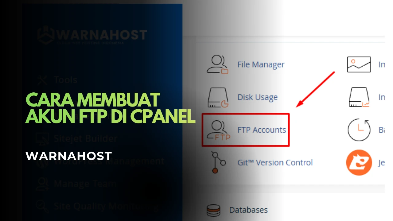 Cara Membuat Akun FTP di cPanel